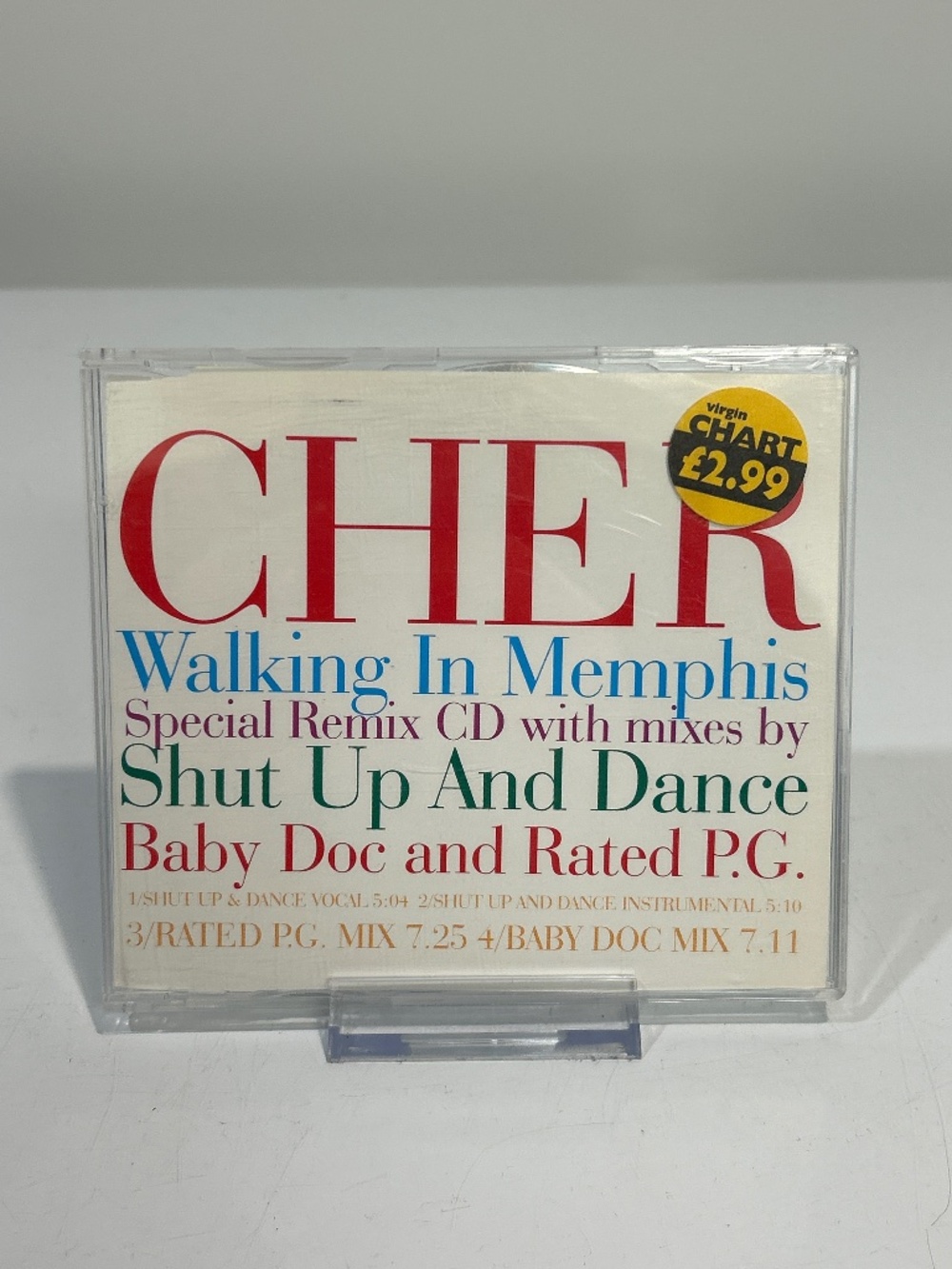 🤯5 for $20🤯 Cher “Walking In Memphis” CD Single [Dance Pop House]